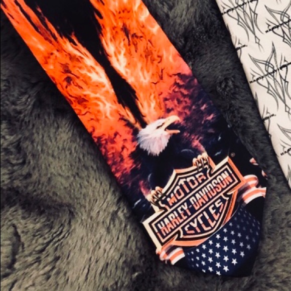 πHPπ Harley Davison(3) Silk Ties by Ralph Marlin - Picture 3 of 10